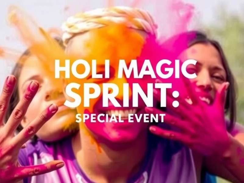 Holi Festival Special Event in Holi Magic Sprint Holi Magic Sprint Special Event